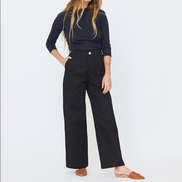 **SOLD** NWOT Esby Finch Jean, Black Selvedge, 4 - Picture 2 of 4